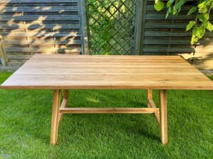 tables en chêne massif style "farm table"