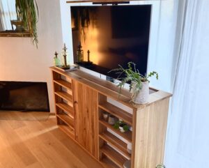 Meuble TV avec ascenseur à télé