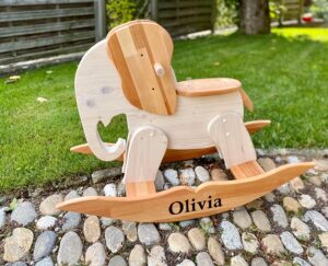 éléphant à bascule