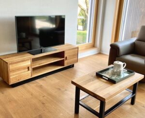 meuble tv et table basse en chêne massif