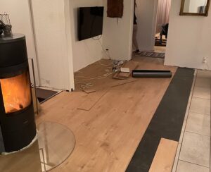 pose d'un parquet stratifié