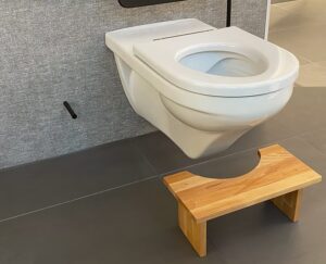 tabouret physiologique en bois de la marque Physiopoop