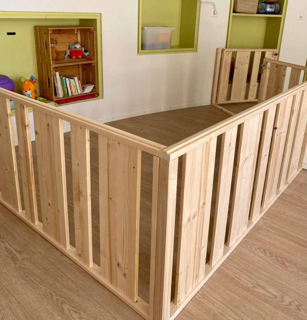 Barrières de sécurité pour une crèche